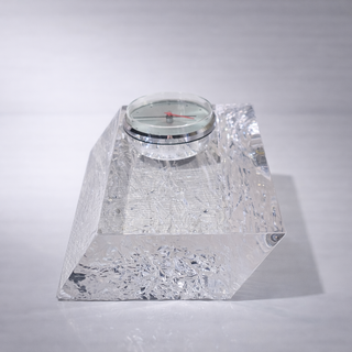 Orologio da Tavolo Guzzini Lucite Anni '70