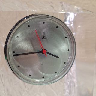 Orologio da Tavolo Guzzini Lucite Anni '70