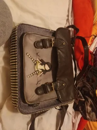 Bolso Gorjuss Marrón y Gris