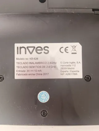 Teclado inalámbrico