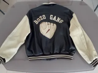 Bomber Bozo Gang Uomo Pelle Vintage