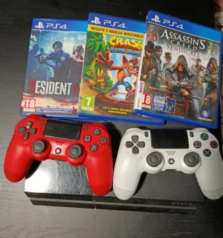 Console PS4 e 3 Videogiochi