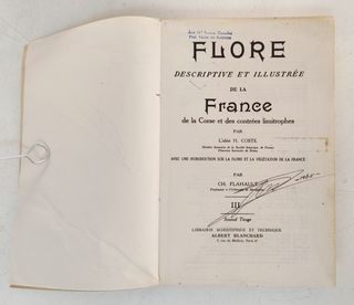 Flore descriptive et illustrée de la France. 3 tom