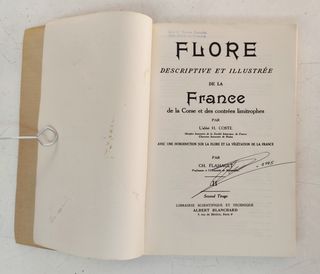 Flore descriptive et illustrée de la France. 3 tom