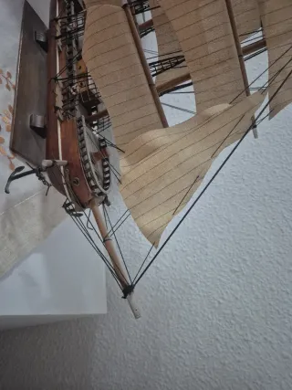 Maqueta de Barco de Madera