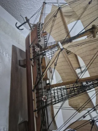 Maqueta de Barco de Madera