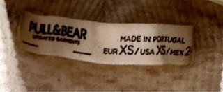 Camiseta Manga Larga beige pull&bear