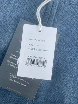 Jersey Amundsen Azul Media Cremallera