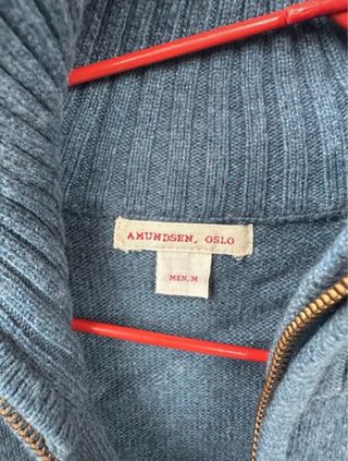 Jersey Amundsen Azul Media Cremallera