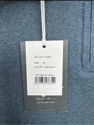 Jersey Amundsen Azul Media Cremallera