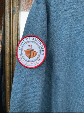 Jersey Amundsen Azul Media Cremallera