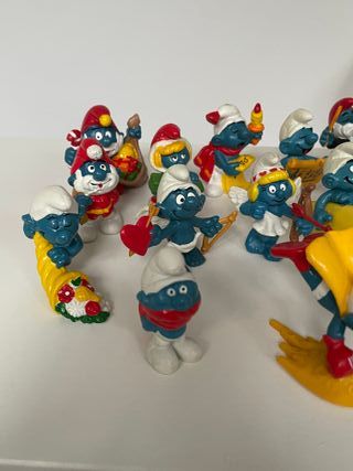 Lotto 22 Puffi Schleich Peyo Anni 70-80