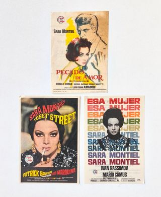 SARA MONTIEL PROGRAMAS DE MANO CINE