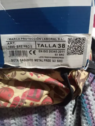 Botas de seguridad Aníbal T38