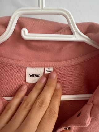 Sudadera Vans Rosa Talla S