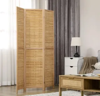 Biombo 3 paneles plegable