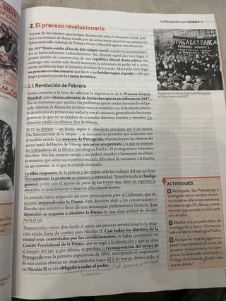 Historia del mundo contemporáneo 1º Bachillerato
