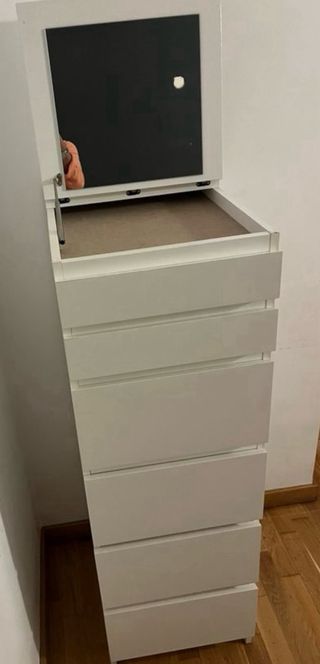 Cómoda tocador Malm Ikea Blanca
