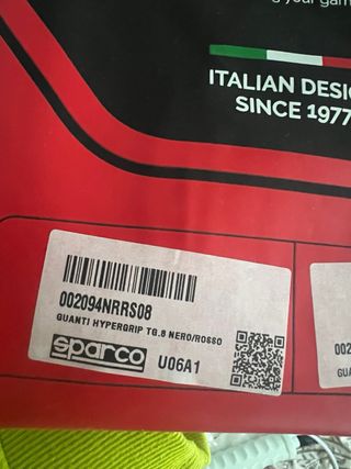 Guantes Sparco Talla 8