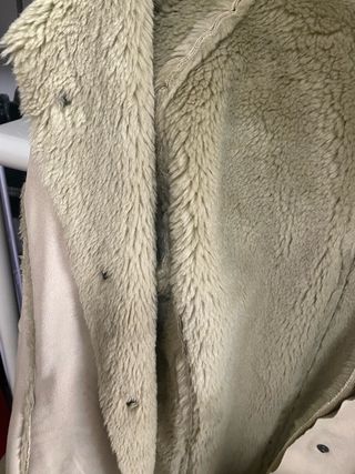 Cappotto donna scamosciato beige