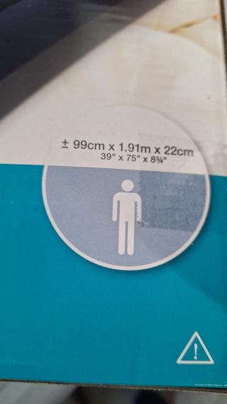 Materassino Intex Classic Downy Blu