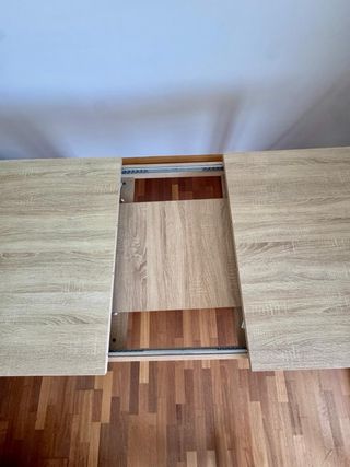 Mesa comedor extensible madera