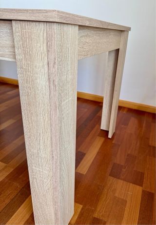 Mesa comedor extensible madera
