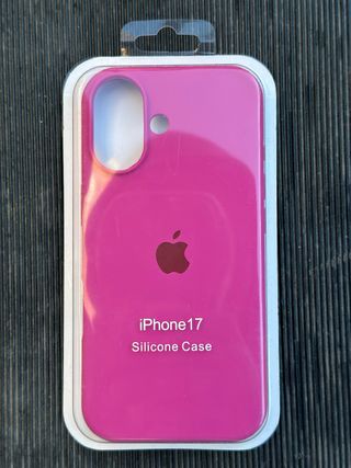 Funda iPhone 17 Rosa Silicona Apple