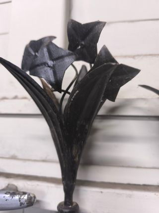 Cabeceros de forja antiguos. Pareja