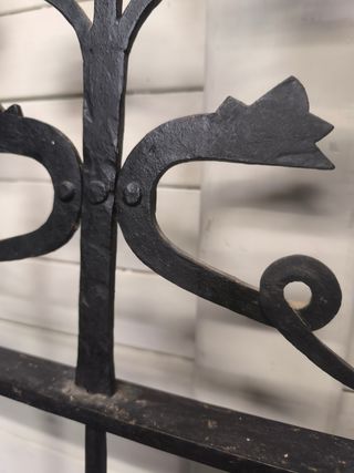 Cabeceros de forja antiguos. Pareja