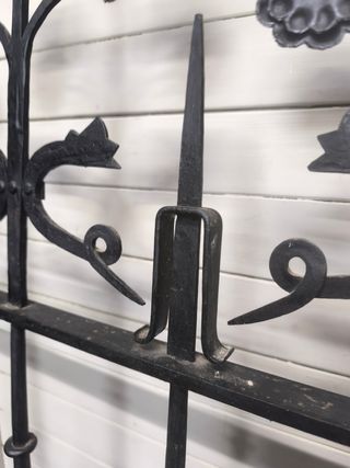 Cabeceros de forja antiguos. Pareja