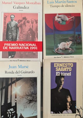 Seix Barral-4 escritores-1-3€/2-5€/3-6€ lote7€