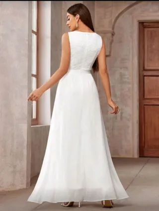 Vestido de Novia Largo Blanco