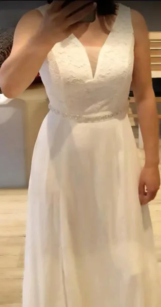 Vestido de Novia Largo Blanco