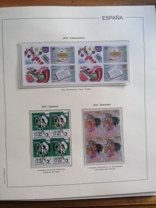 SELLOS ESPAÑA AÑO 2015**MNH. BLOQUE DE 4