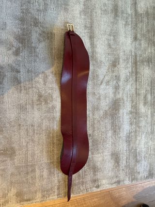 Cinturón Fajín Zara Rojo Piel