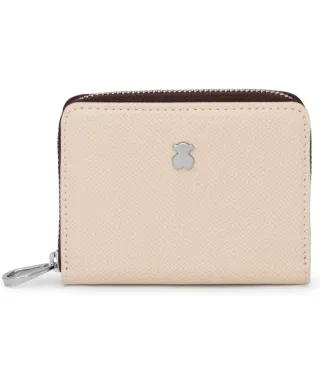 Cartera Tous Beige y Plateada Nueva