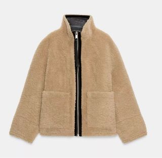 Chaqueta Zara borreguillo doble faz
