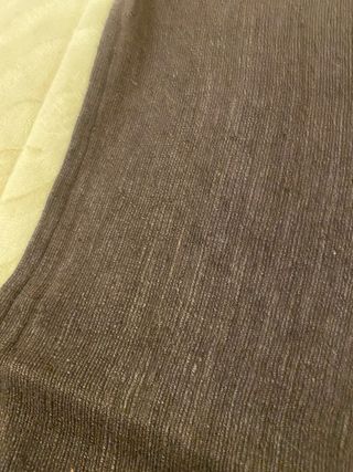 2 Federe Cuscino Marrone Tessuto