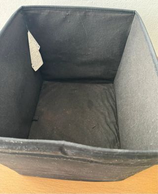 3 cajas Drona para Kallax Ikea : 1 verde 2 negras