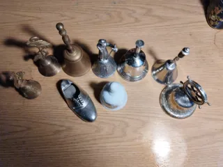 Lote de campanas antiguas