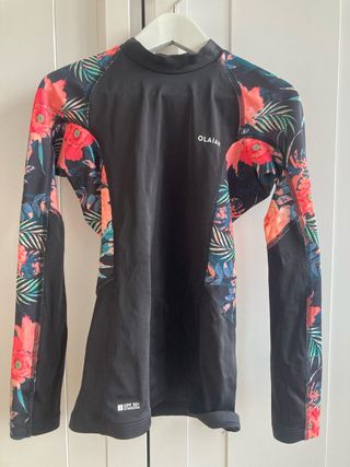 Camiseta de surf OLAIAN niña floral Talla 12