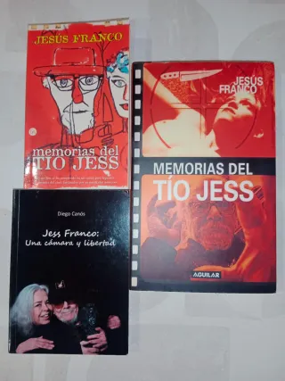Lote 3 libros Jesús Franco
