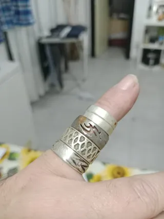 Conjunto 4 Anillos Plata