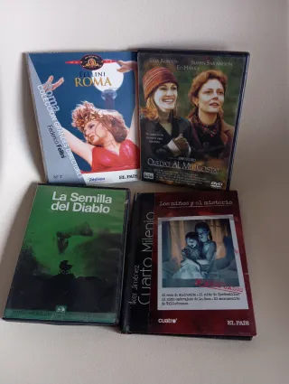 Películas a 1€ por unidad.