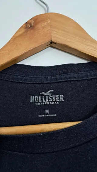 Camiseta Hollister Camuflaje Negra