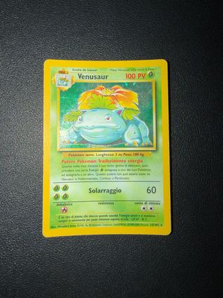 Carta Pokemon Venusaur Base Set Ita Ottimo