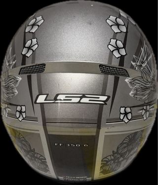 Casco Moto LS2 Talla S Flores