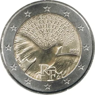 Moneda 2€ Francia 2015 Paz Paloma