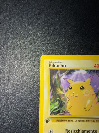 5 Carte Pokemon Vintage - Pikachu 1st Set Base